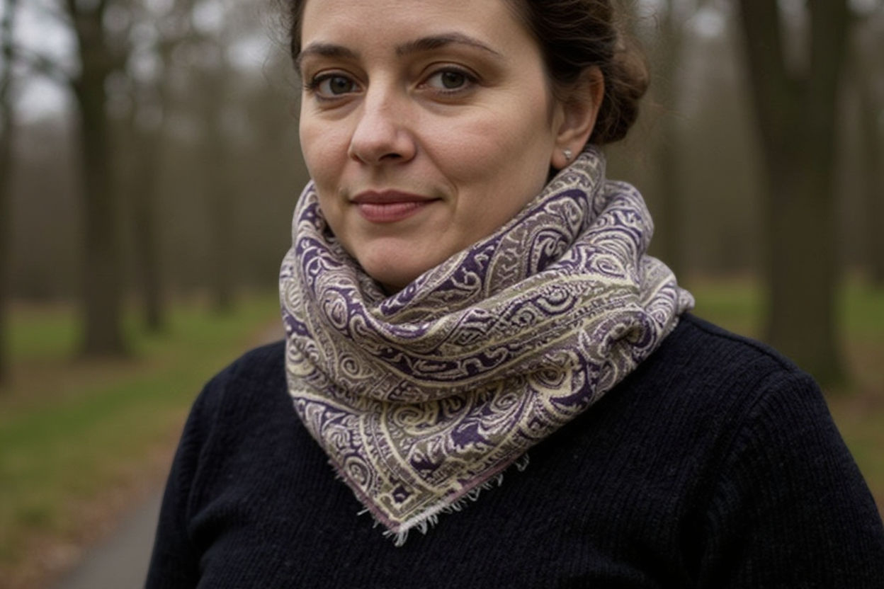 Indian Paisley Neck Scarf